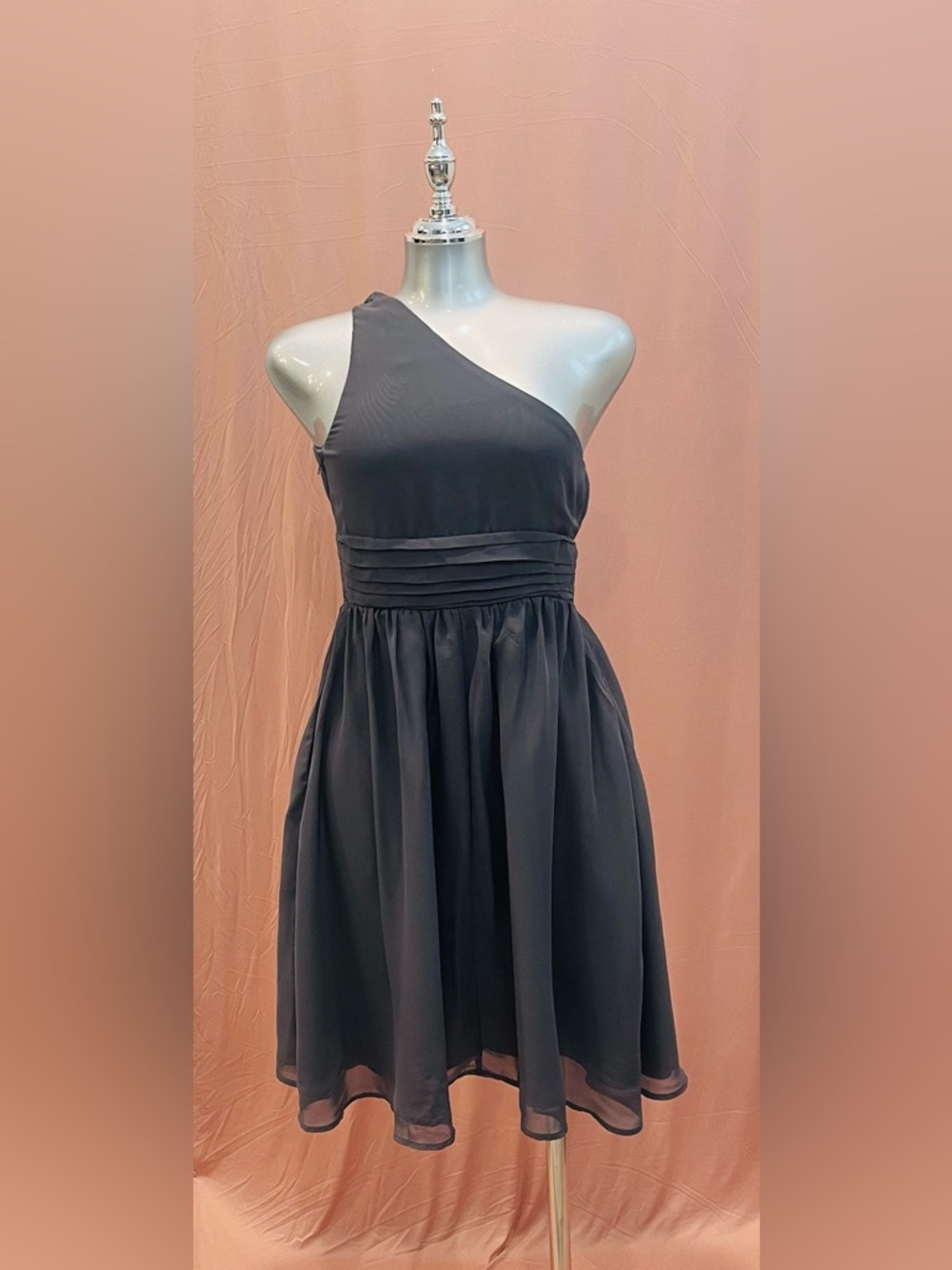 🔥🔥🔥Sleeveless Dress Off One Shoulder🔥🔥🔥 - Picture 3 of 4